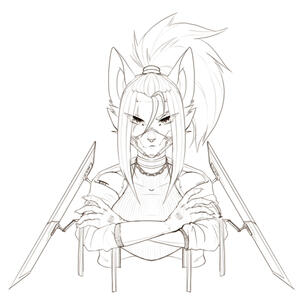 Aven Line Art Aven Line Art