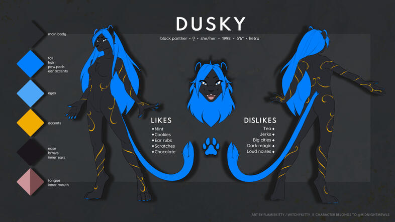 Reference sheet commission @MidnightMewls